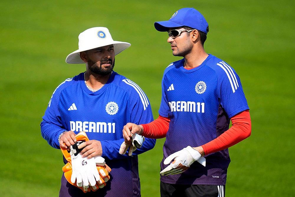 | Photo: Danny Lawson/PA via AP : India Vs England 4th Test: India practice