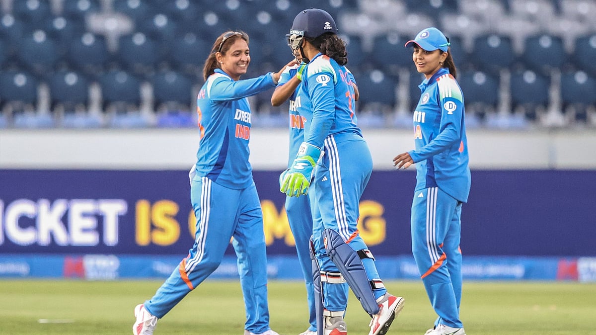 X/@BCCIWomen : IND-W Vs ENG-W Highlights, 3rd ODI: India women celebrating their victory.