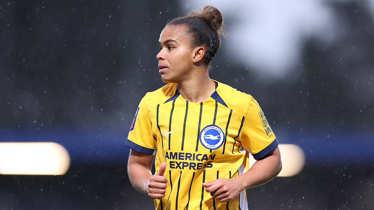 Nikita Parris in action for Brighton last season.