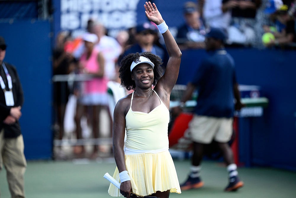 | Photo: AP/Nick Wass : Venus Williams Washington Open 2025