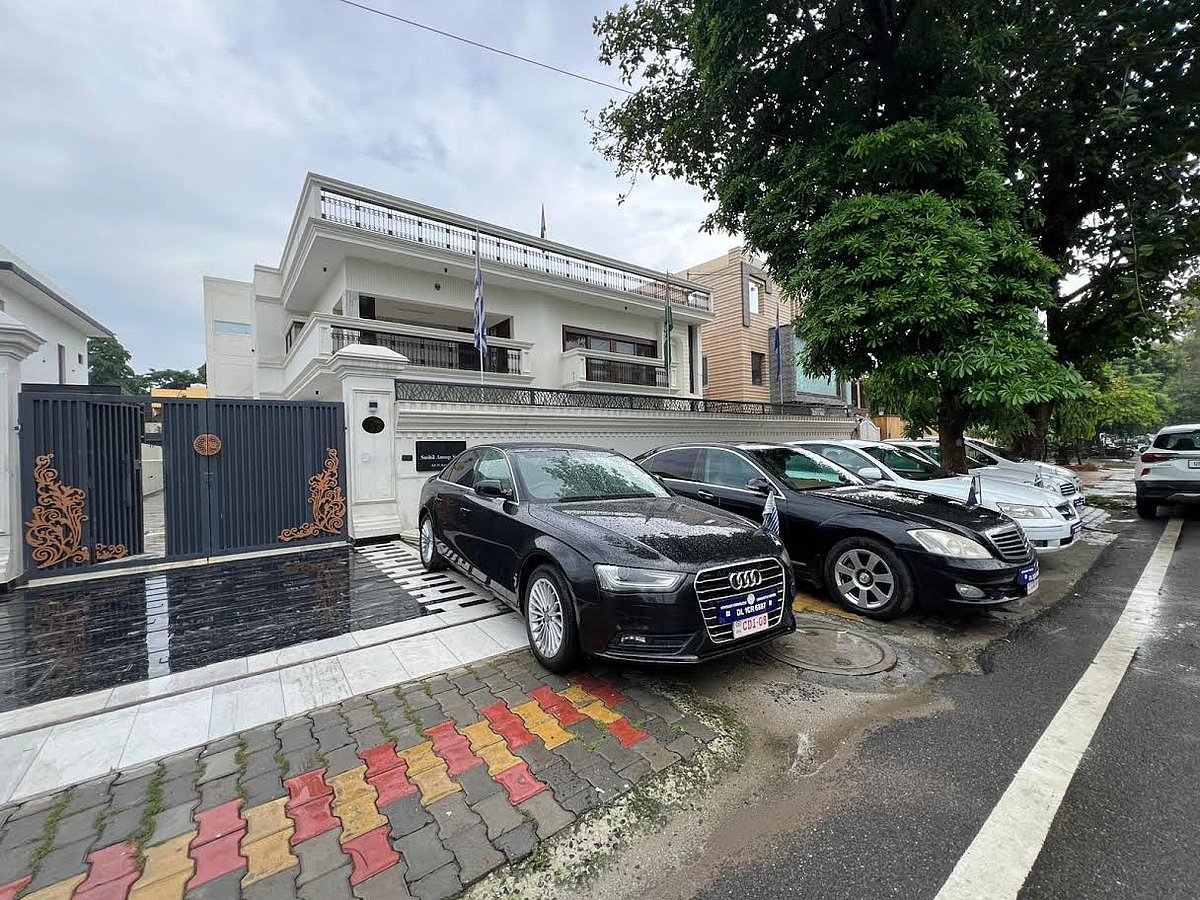 Rented house of the fake embassy