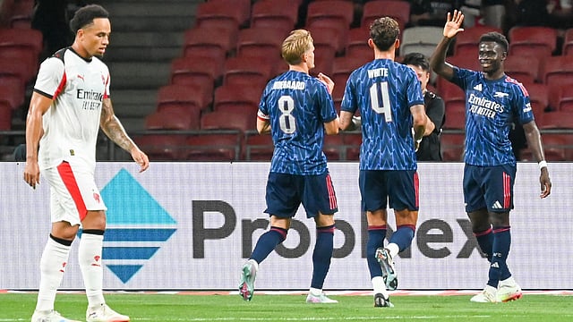 Arsenal 1-0 AC Milan, Pre-Season Friendlies: Saka Scores Winner For Gunners In Singapore