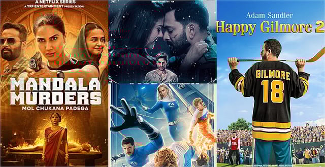 OTT And Theatrical Releases This Week (July 21-27): Sarzameen, Mandala Murders, The Fantastic Four: First Steps And More
