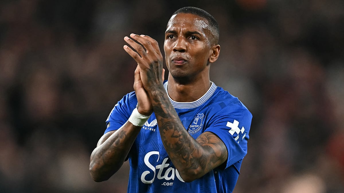 Ashley Young pictured during his final season with Everton