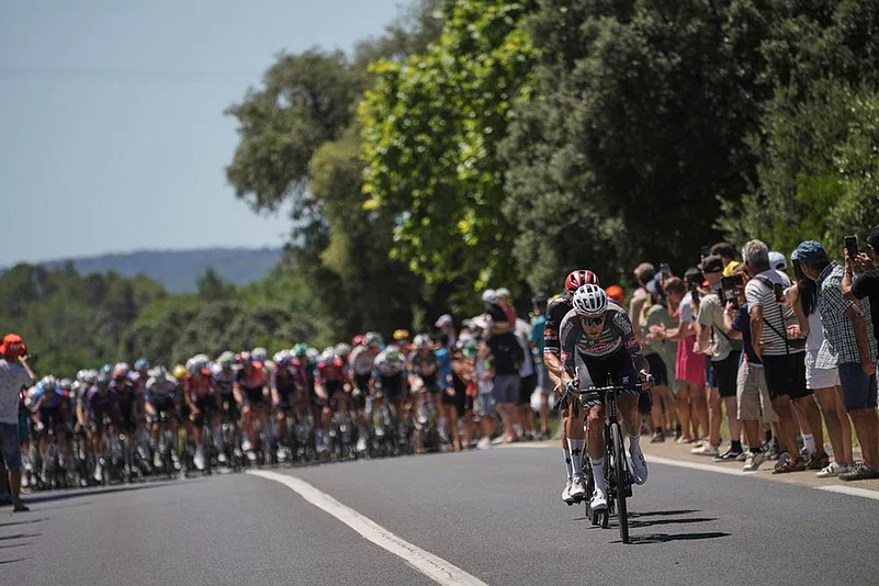 Tour de France cycling race 2025 Sixteenth stage photos: Belgiums Xandro Meurisse
