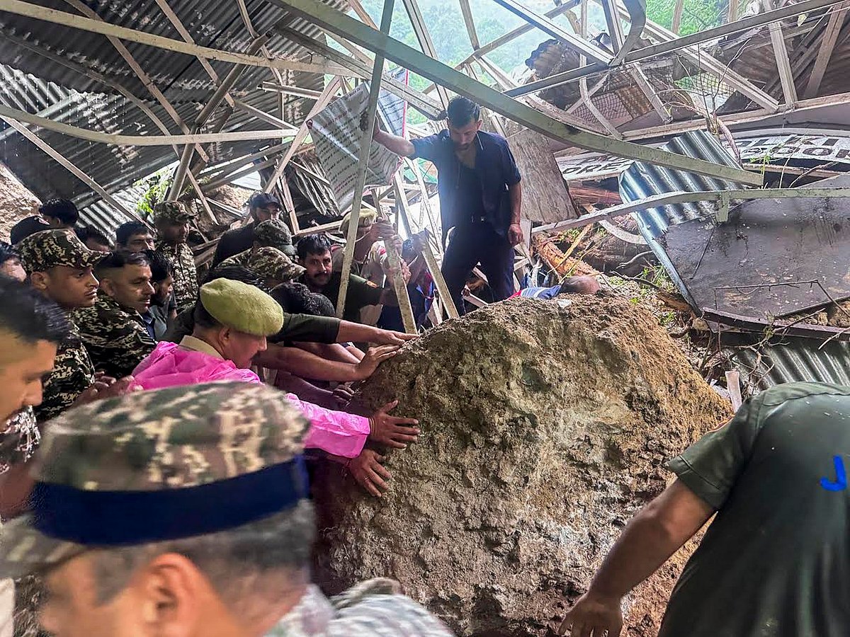 landslide in Reasi, J&K 