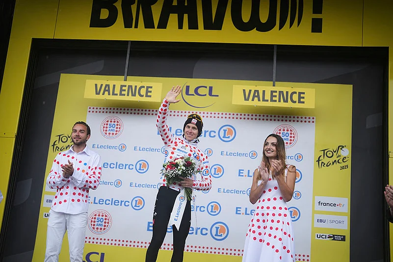 Tour De France 2025 Cycling Race seventeenth stage in Valence photos: Slovenias Tadej Pogacar