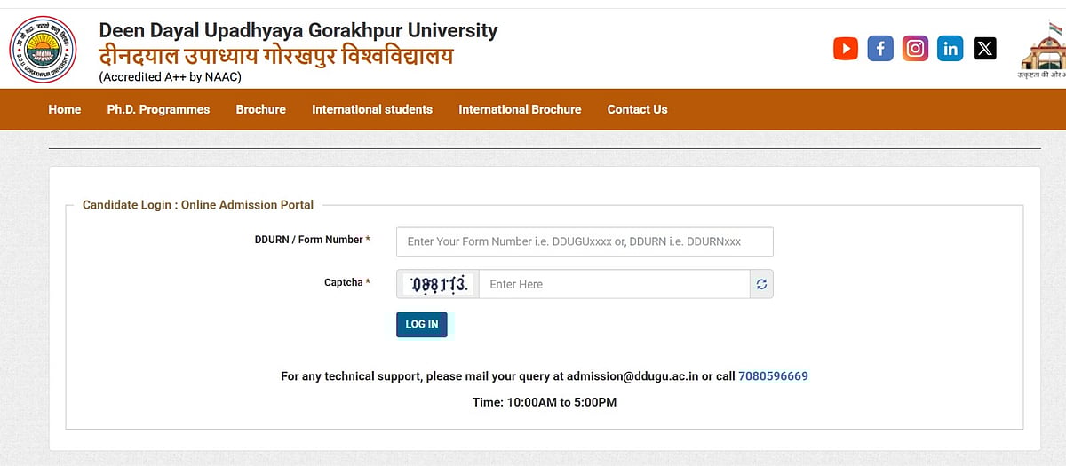 DDU Gorakhpur University Counselling 2025 Begins Today