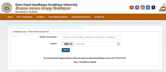 DDU Gorakhpur University Counselling 2025 Begins Today