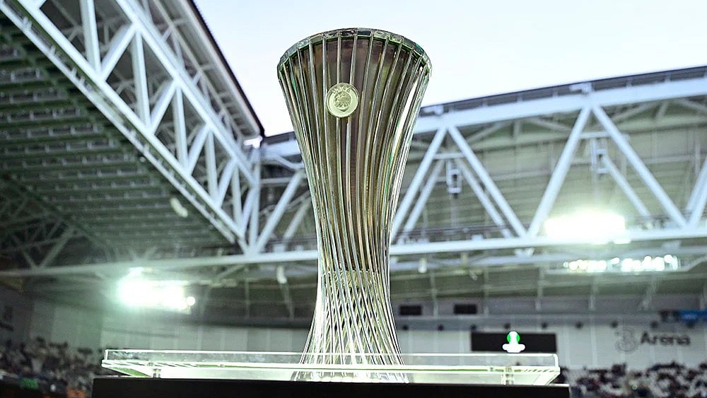 Sweden Soccer UEFA Conference Legue 2024-25 Djurgarden vs Chelsea: Conference League trophy