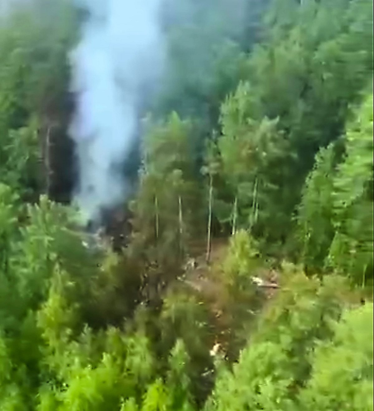 Crash site near Tynda, Russia - null