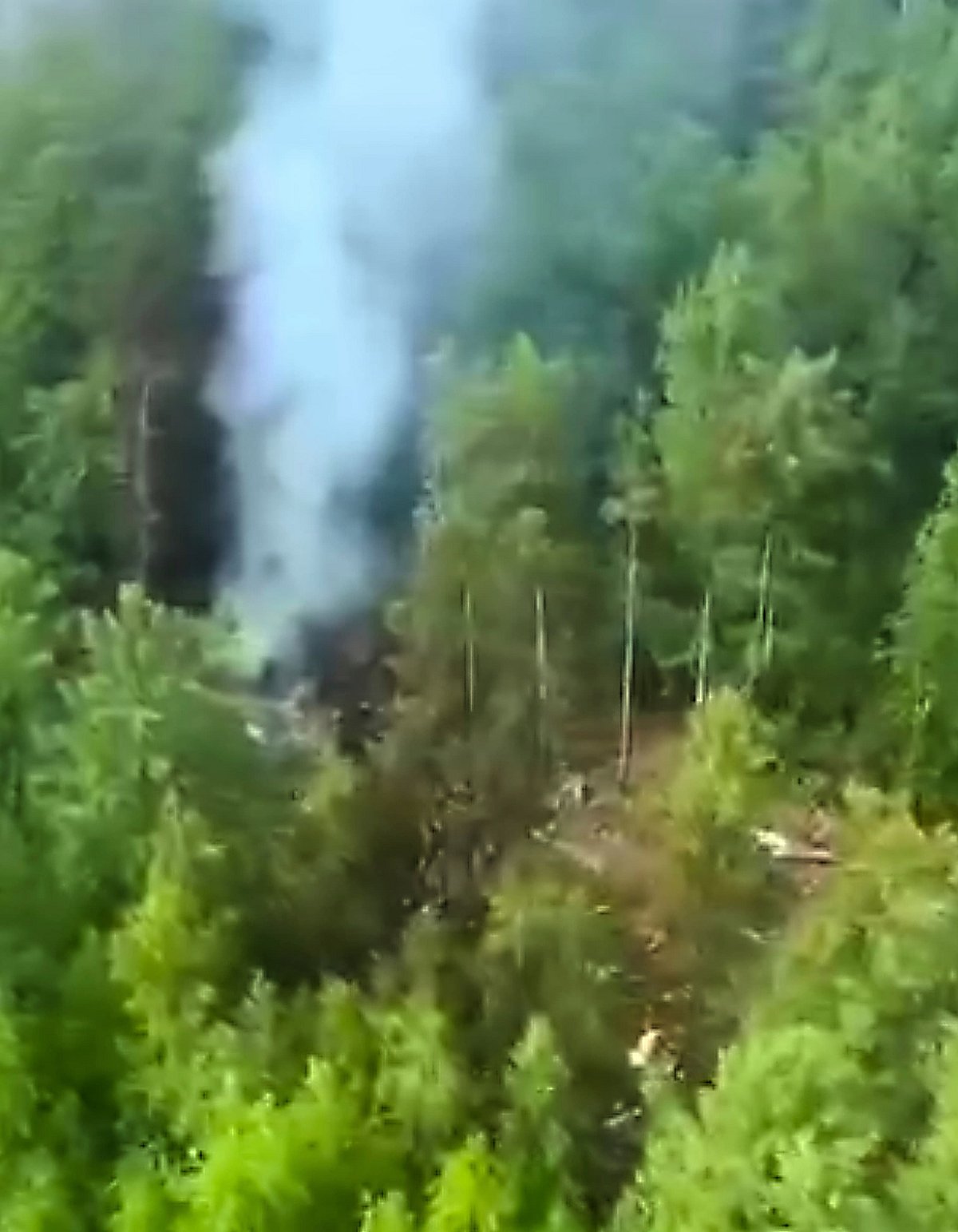 Crash site near Tynda, Russia
