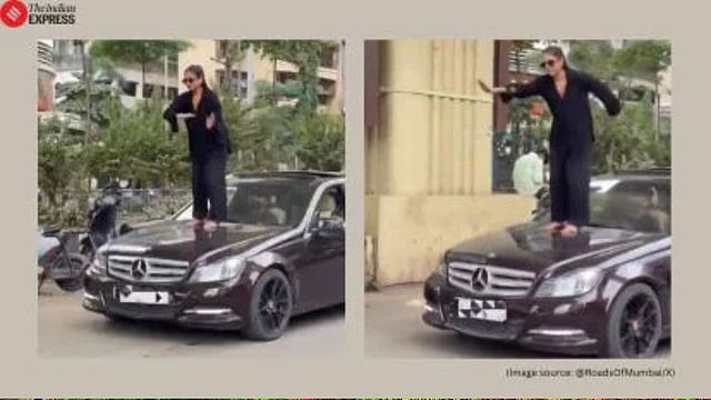 Two Booked in Navi Mumbai for Viral ‘Aura Farming’ Stunt on Moving Car