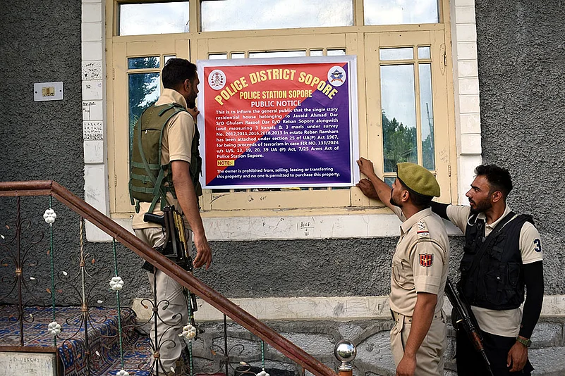 Residential property used for harbouring terrorists in Kashmirs Baramulla attached