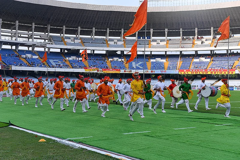 Durand Cup Football 2025 Opening Ceremony photos_Maratha martial arts