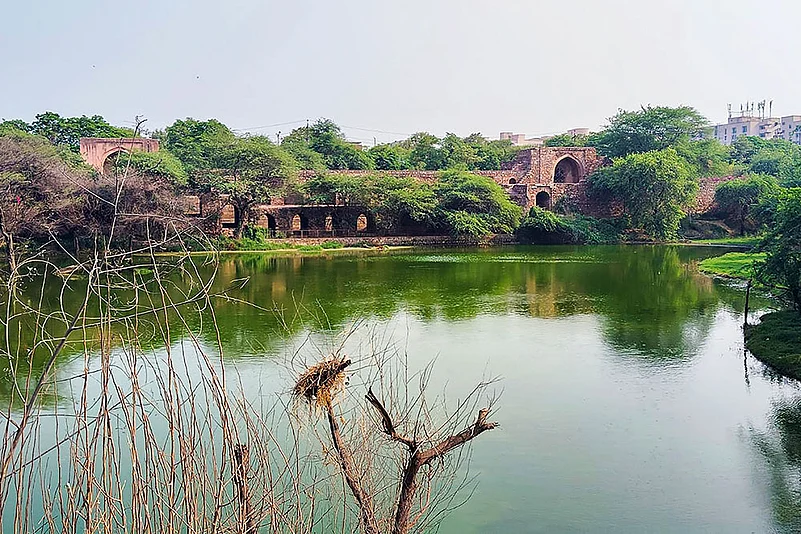 Delhis historic Satpula Lake restored