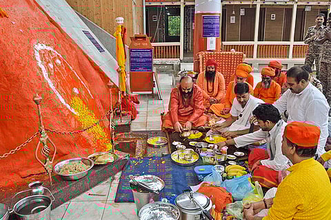 Chhari Mubarak rituals at Shakti Devi Temple
