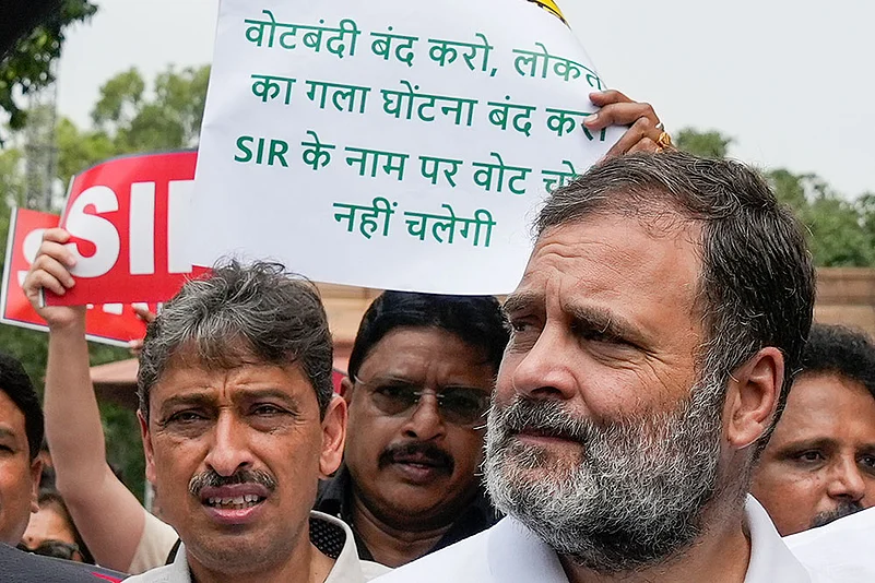 Leader of Opposition in Lok Sabha and Congress MP Rahul Gandhi