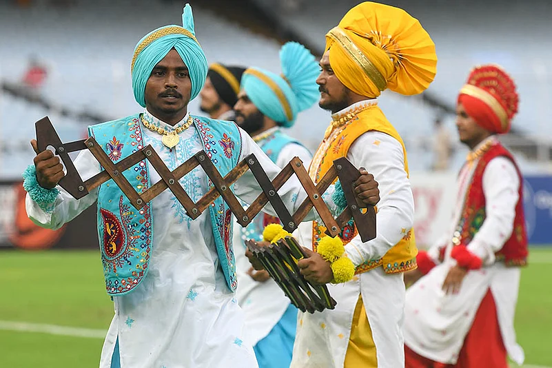Durand Cup Football 2025 Opening Ceremony photos_Traditional Punjabi dance
