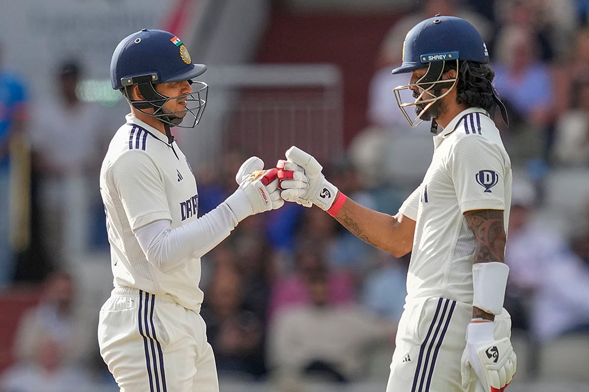India's tour of England: IND vs ENG 4th Test day 4 photos from Manchester_Shubman Gill and KL Rahul