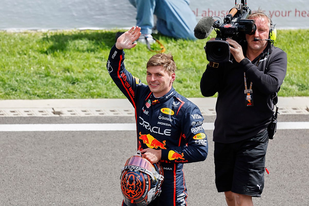Belgium Formula One Grand Prix Auto Racing 2025 F1 GP Sprint Race_Max Verstappen