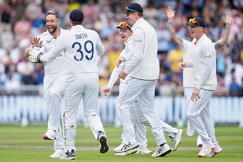 Indias tour of England: IND vs ENG 4th Test day 4 photos from Manchester_Chris Woakes