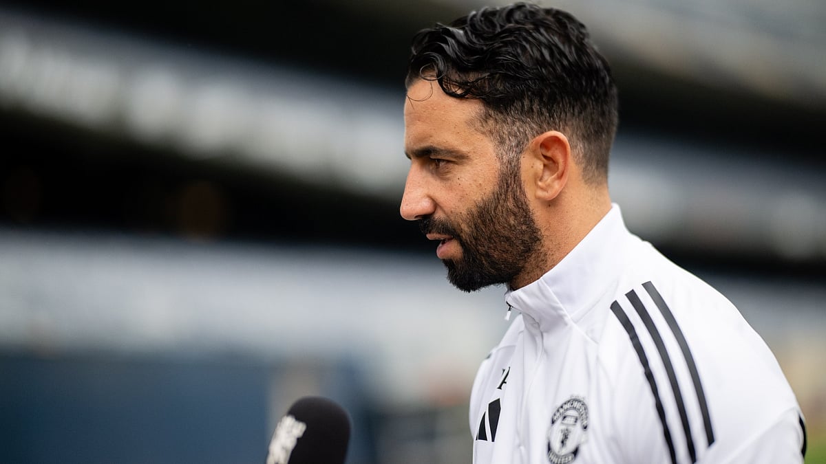 File : File photo of Manchester United manager Ruben Amorim.