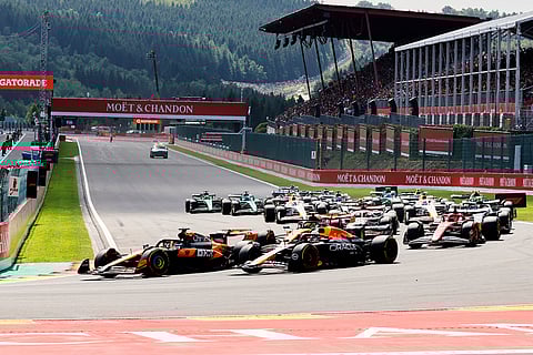 Belgium F1 GP Auto Racing: Sprint Race