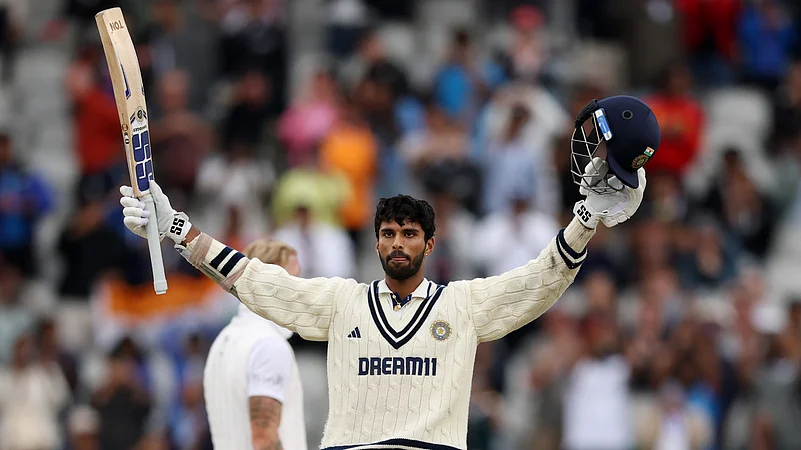 Washington Sundar was one of three second-innings centurions for India