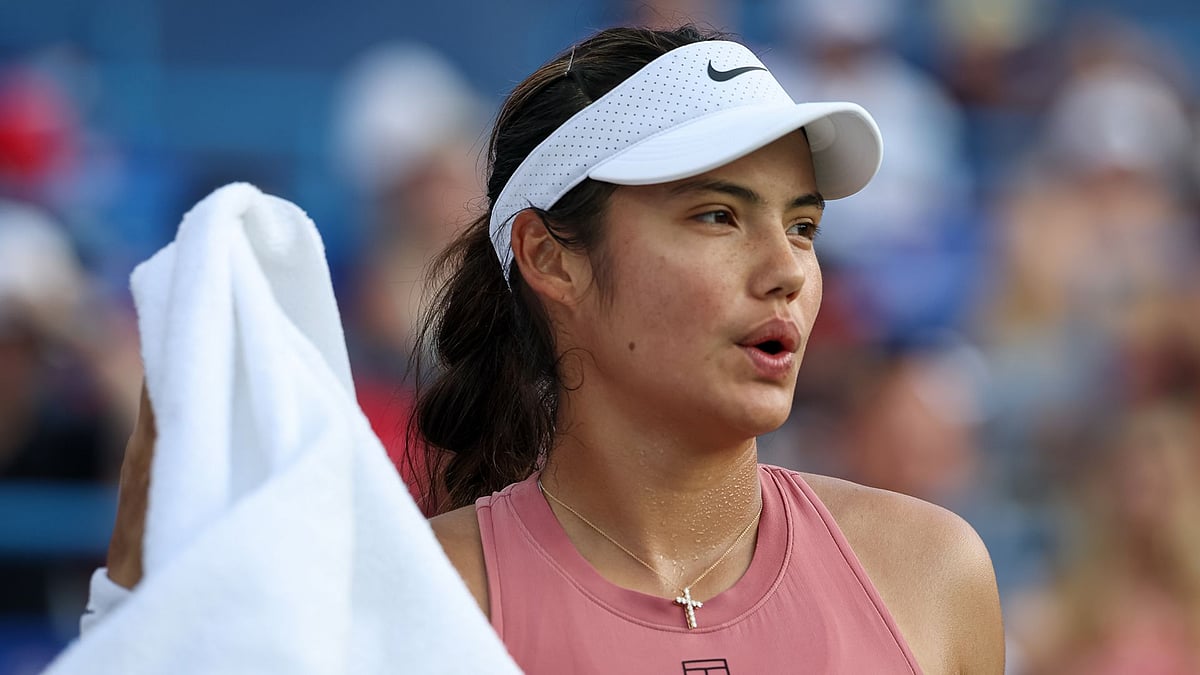 Emma Raducanu was beaten by Anna Kalinskaya in Washington