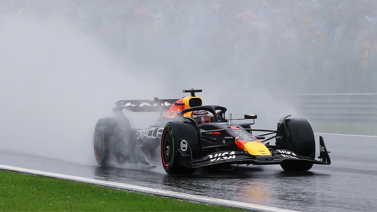 Max Verstappen at the Belgian Grand Prix