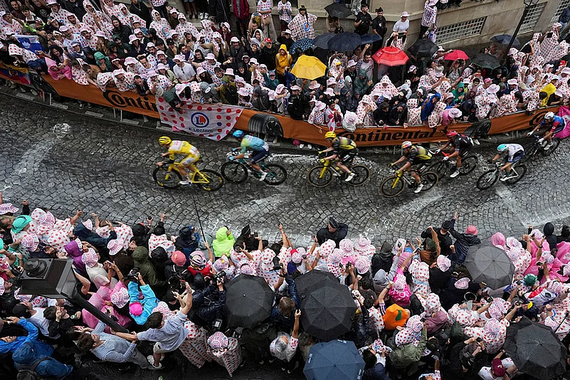 Tour De France 2025 cycling race Last stage photos: Slovenias Tadej Pogacar