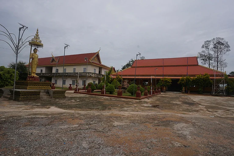 The military of Thailand said the strikes targeted Cambodian military infrastructure — including weapon depots, command centres and logistical routes — in response to what it described as a serious buildup of heavy weapons and combat units by Cambodia. - | Photo: AP/Heng Sinith