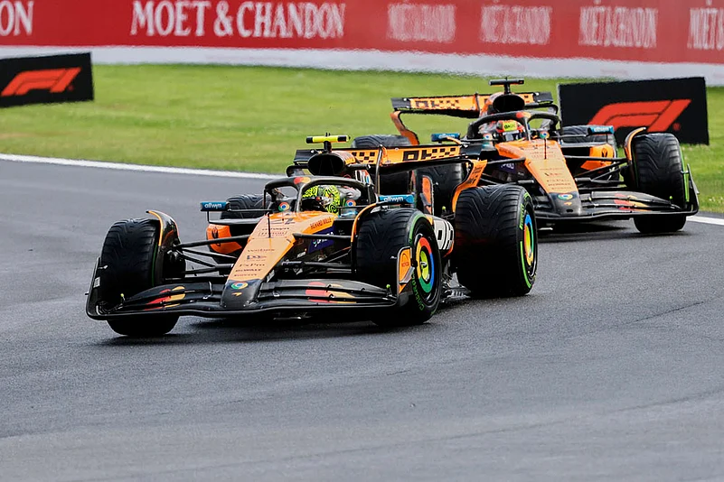 F1 GP 2025 Belgian Formula One Grand Prix auto racing photos: McLaren driver Lando Norris