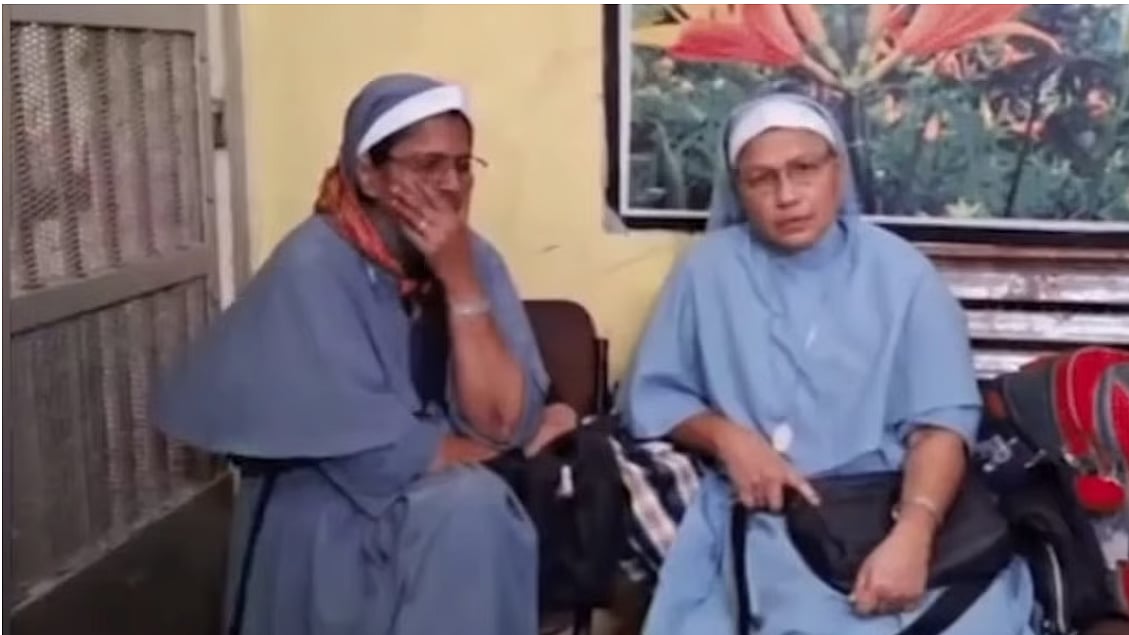X : The arrested nuns in Chhattisgarh, Preetha Mary and Vandana Francis.