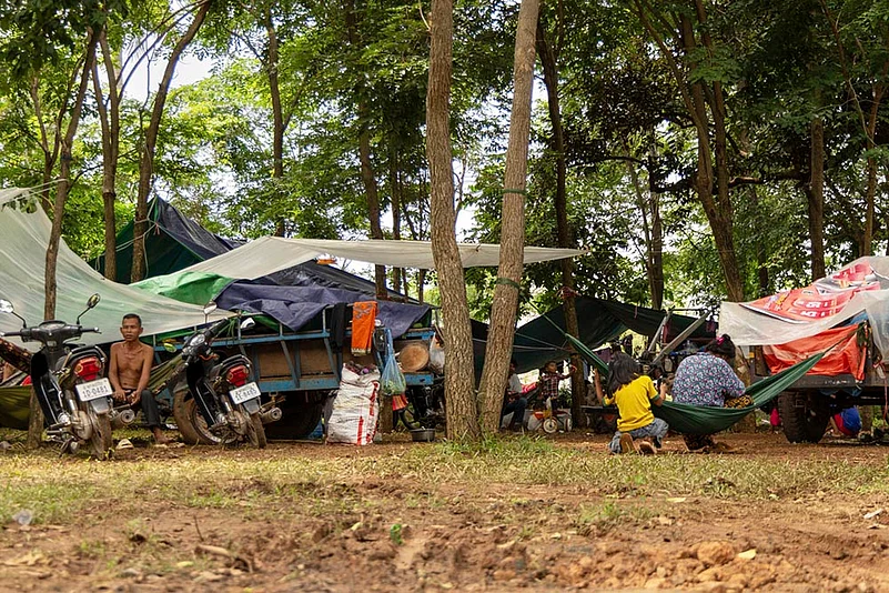 Thailand-Cambodia border conflict_Displaced Cambodians in Siem Reap Province