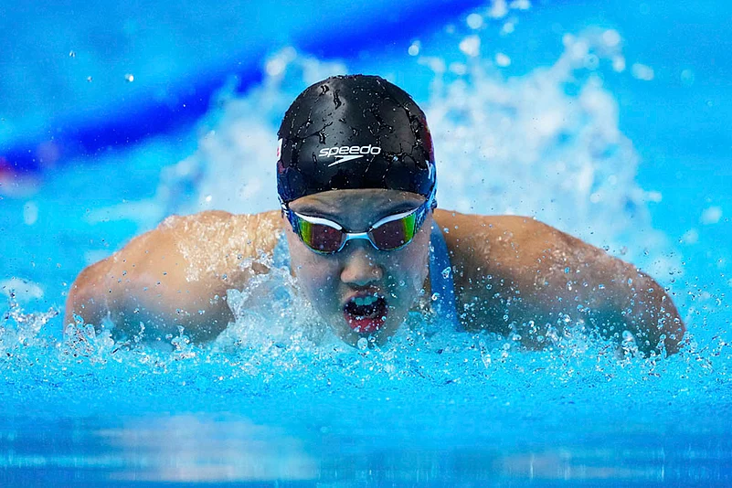 Chinese prodigy swimmer Yu Zidi at Singapore Swimming Worlds 2025 photo 6