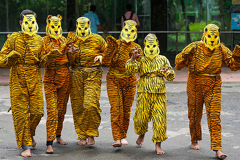 International Tiger Day in Kolkata