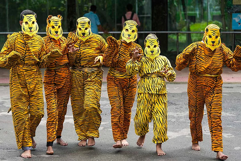 International Tiger Day in Kolkata
