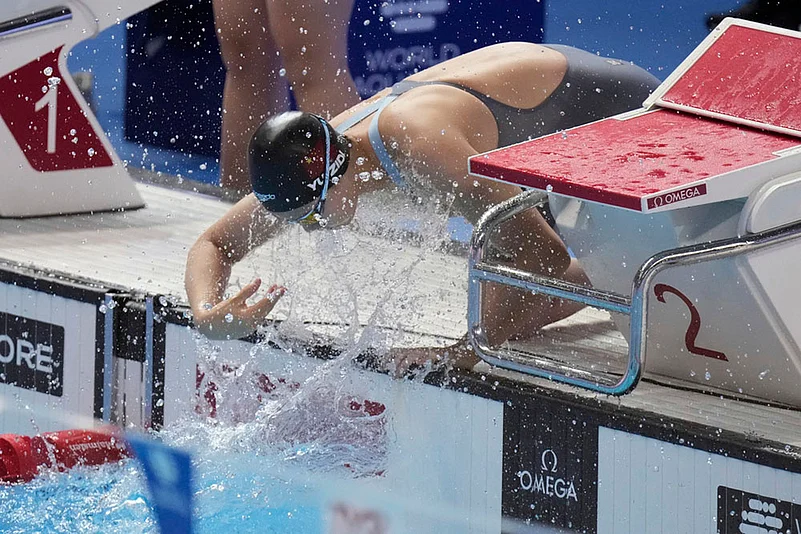 Chinese prodigy swimmer Yu Zidi at Singapore Swimming Worlds 2025 photo 3
