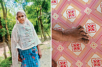 SC Allows Pregnant Woman, Child Back Into India Months After Forced Pushback to Bangladesh Photos: Arshad Ahmed : Representative Photo| Forced to Leave: (Left) A photo of Sakina Begum, who has gone missing after her detention; Khatun (name changed) spent two months in Bangladesh after she was pushed back into the country on May 27