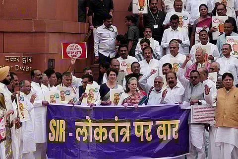 Sonia Gandhi and Priyanka Gandhi Vadra