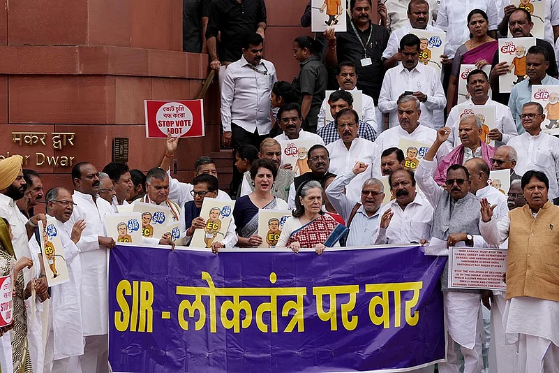 Sonia Gandhi and Priyanka Gandhi Vadra