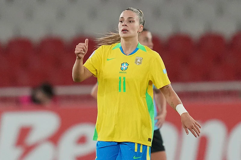 Copa America Femenina Sem-final Brazil vs Uruguay Soccer photos: Brazils Gio