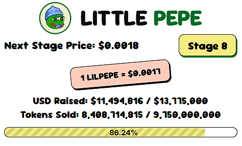 LILPEPE next stage price