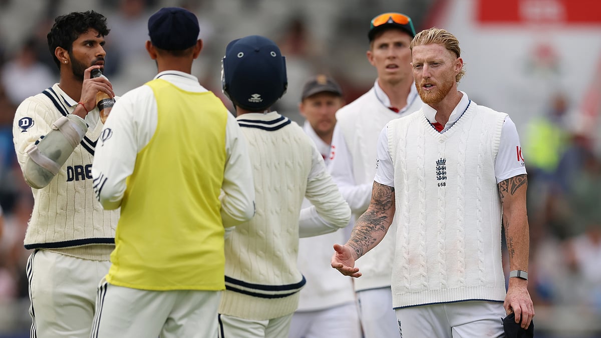 Ben Stokes' offer of a handshake is rejected by India