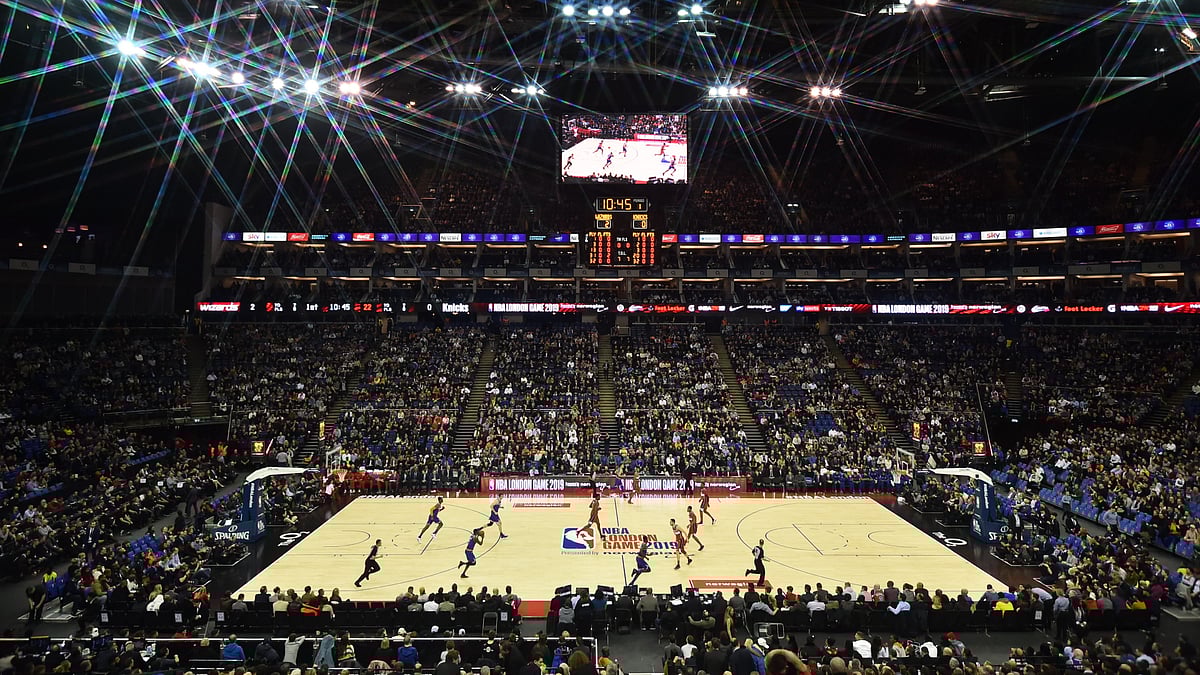 London's last regular-season NBA game featured the Washington Wizards and New York Knicks in 2019