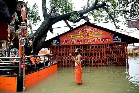 Weather: Floods after rainfall in Prayagraj
