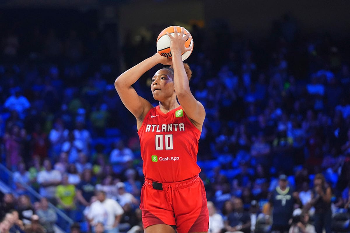 WNBA 2025 basketball Dallas Wings vs Atlanta Dream match photos: Naz Hillmon