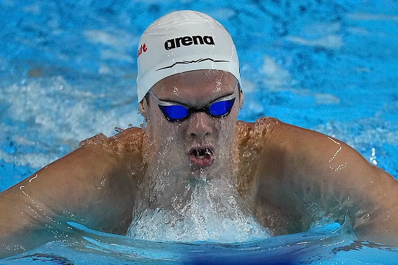 Singapore World Aquatics Championships mens 200-meter individual medley semifinals: Hubert Kos